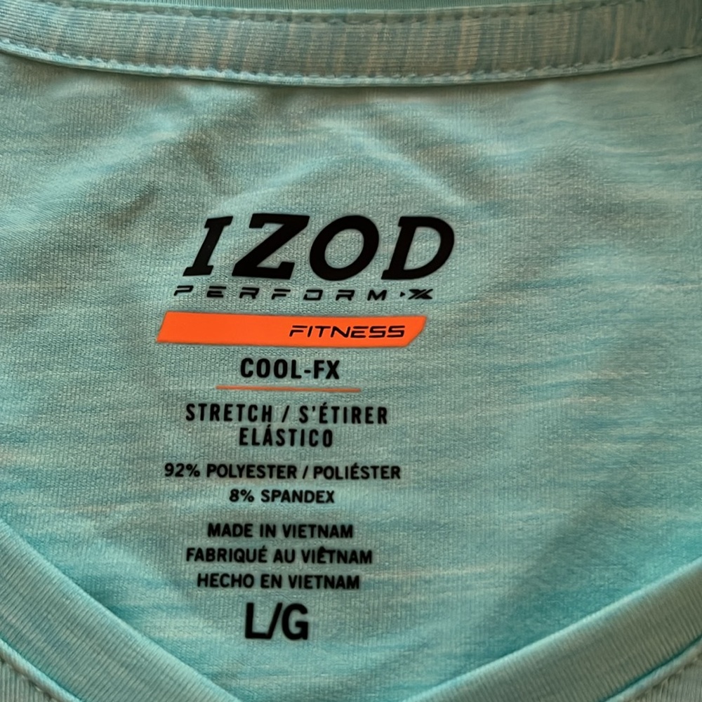 Izod Fitness CoolFX shirt never worn.